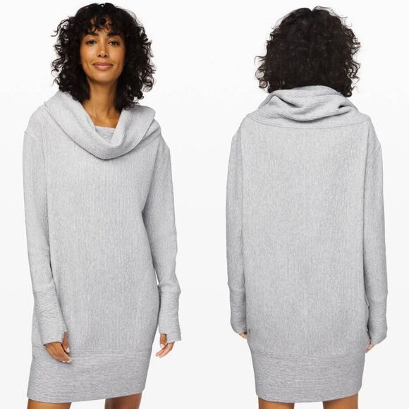 Lululemon Along The Way Dress Grey S - Picture 1 of 12